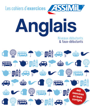 Coffret Cahiers d'Exercices Anglais | Niveaux Débutants & Faux - Débutants | Assimil