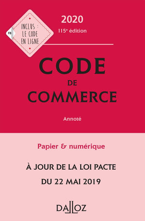 Code de commerce annoté