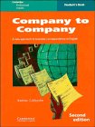 COMPANY TO COMPANY. Business correspondence in english-student's book