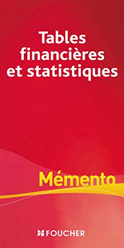 Tables financières et statistiques