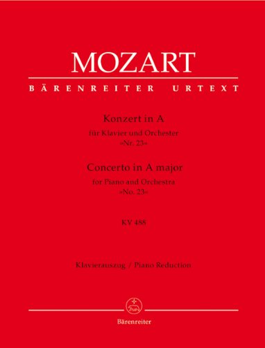 Concerto pour piano n° 23 KV 488 A-Dur - réduction pour 2 Pianos(2) - Barenreiter