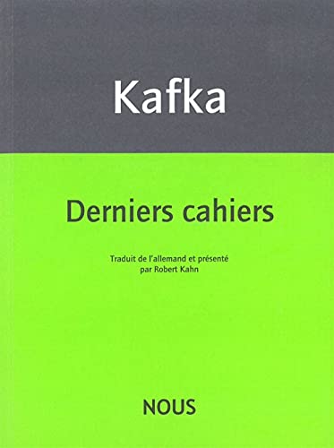 Derniers cahiers (1922-1924)