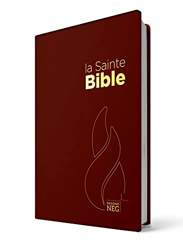Bible Segond NEG, compacte, grenat : couverture souple, flexa