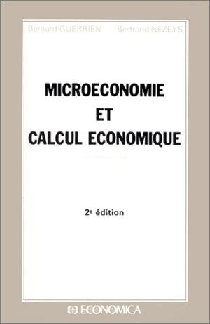 Microéconomie et calcul économique