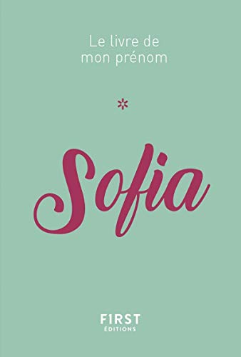 Le livre de mon prénom - Sofia