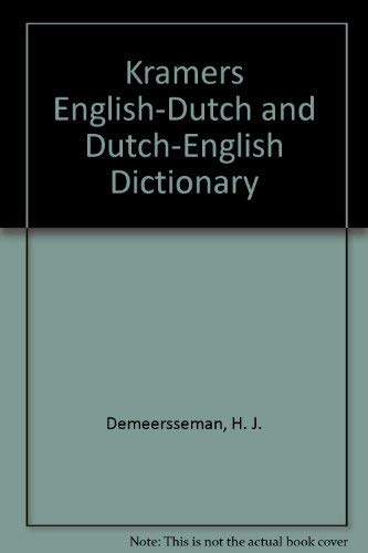 Kramers English-Dutch and Dutch-English Dictionary