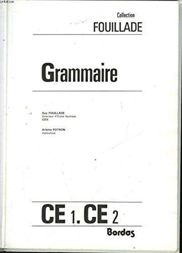Grammaire, CE 1, CE 2