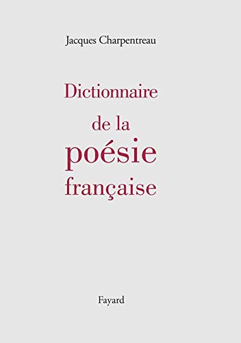 Dictionnaire de la poésie française