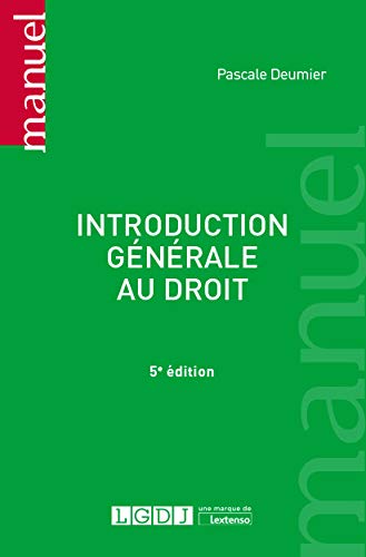 Introduction générale au droit (2019) (5e éd.)