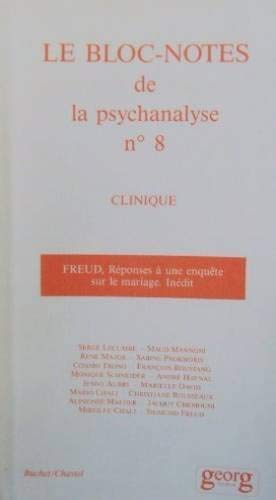 Bloc note 8 - Clinique psychanalytique