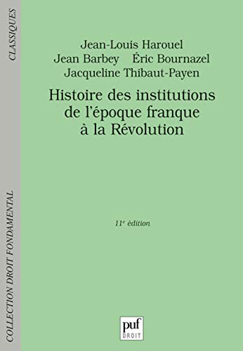 Histoire des institutions