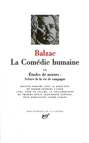 Balzac : La comédie humaine, tome 9