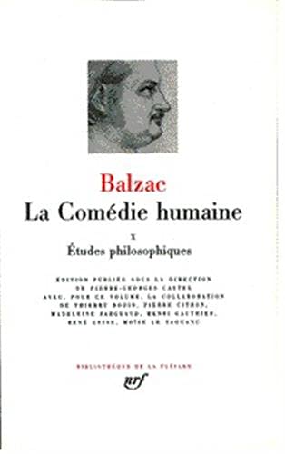 Balzac : La comédie humaine, tome 10