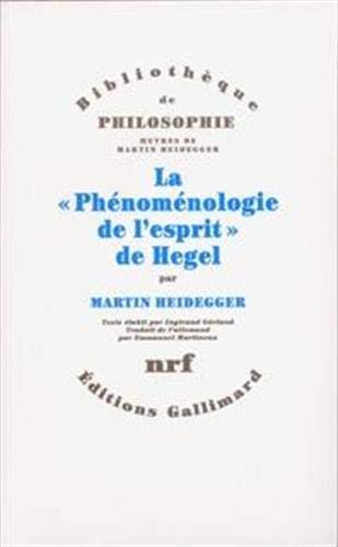 La «Phénoménologie de l'esprit» de Hegel
