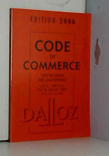 Code de commerce : Sauvegarde des entreprises (Codes Dalloz)