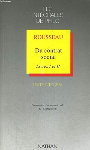 Du contrat social, 2 volumes