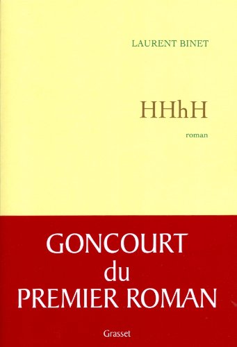HHhH - Prix Goncourt 1er roman 2010