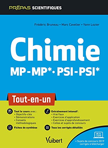 Chimie MP/MP* PSI/PSI* - Tout-en-un