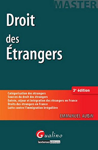 Master - Droit des étrangers, 3ème Ed.