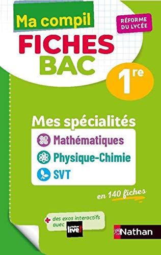 Mathématiques, Physique-Chimie, SVT 1re Mes spécialités