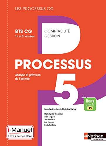 Processus 5 Analyse et prévision de l'activité BTS CG 1re et 2e années