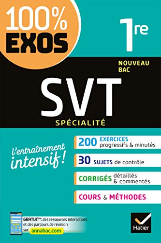 SVT 1re générale (spécialité): exercices résolus - Nouveau programme de Première