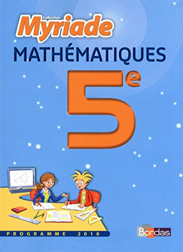 Maths 5e Programme 2010