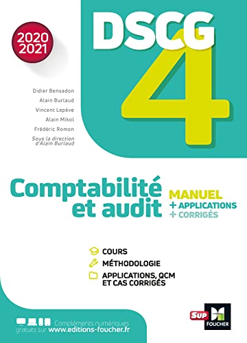 DSCG 4 - Comptabilité et audit - manuel et applications - Millésime 2020-2021