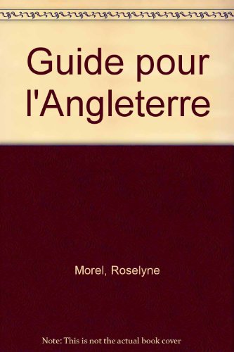 Guide pour l'Angleterre