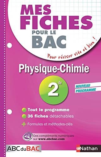 Mes fiches ABC du BAC Physique Chimie 2de