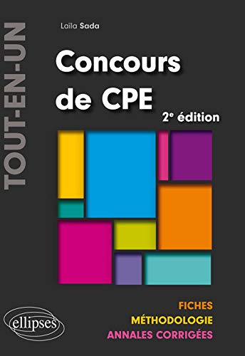 Concours de CPE Tout-en-un Fiches Méthodologie Annales Corrigées