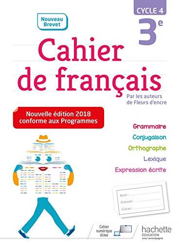 Cahier de français 3e cycle 4
