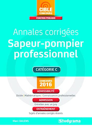 Annales corrigées sapeur-pompier professionnel