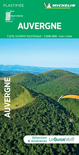 Carte Routière et Touristique Auvergne Michelin