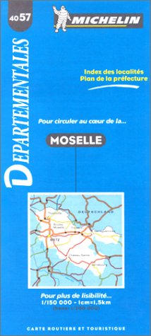 Carte routière : Moselle, N°4057