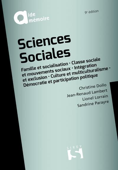 Sciences sociales. 9e éd.