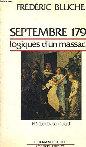 SEPTEM 1792 LOGIQUES MASSACRE
