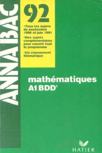 Mathematiques abdd' 062097