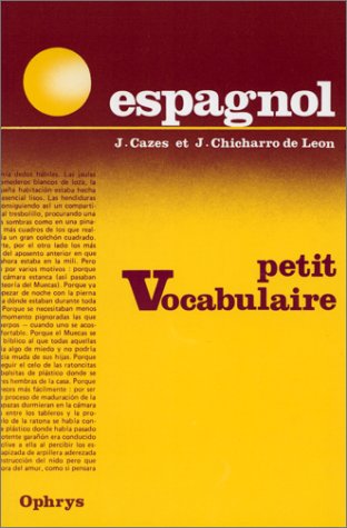 Petit vocabulaire espagnol