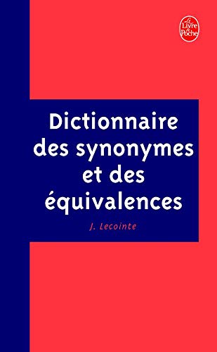 Dictionnaire des synonymes et des équivalences