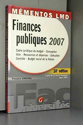 Finances publiques 2007