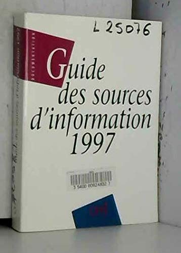 Guide des sources d'information 1997