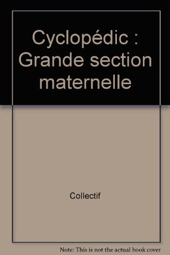 Cyclopedic grande section maternelle