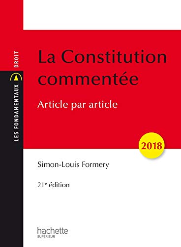 La Constitution commentée 2018