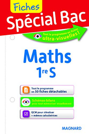 Spécial Bac Fiches Maths 1re S