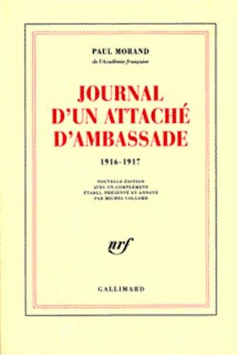Journal d'un attaché d'ambassade: (1916-1917)