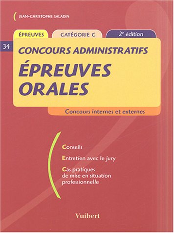 Epreuves orales Concours administratifs Catégorie C