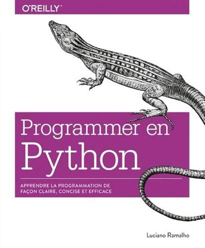 Programmer en Python - Apprendre la programmation de façon claire, concise et efficace - collection O'Reilly