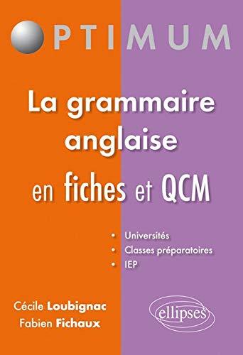 Qcm & Fiches de Grammaire Anglaise
