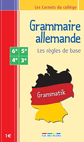 Grammaire allemande - Carnet 6e/3e